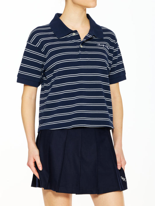 Sporty & Rich Signature Logo Polo