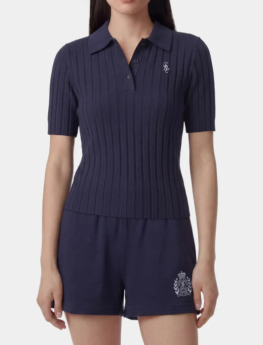 Sporty & Rich Src Ribbed Polo