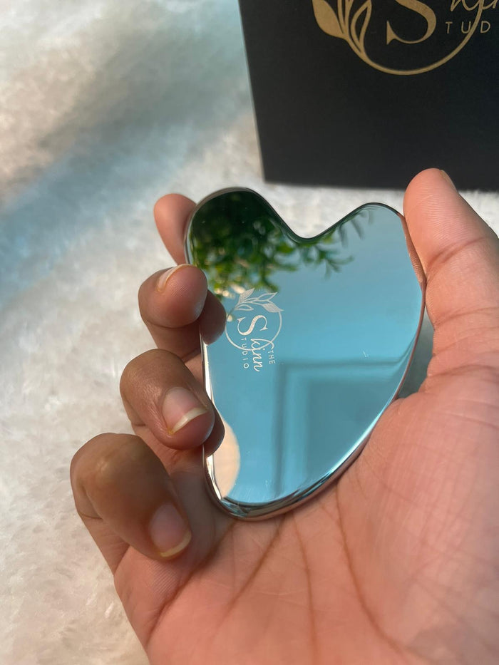 Stainless steel Gua sha by The Skinn Studio