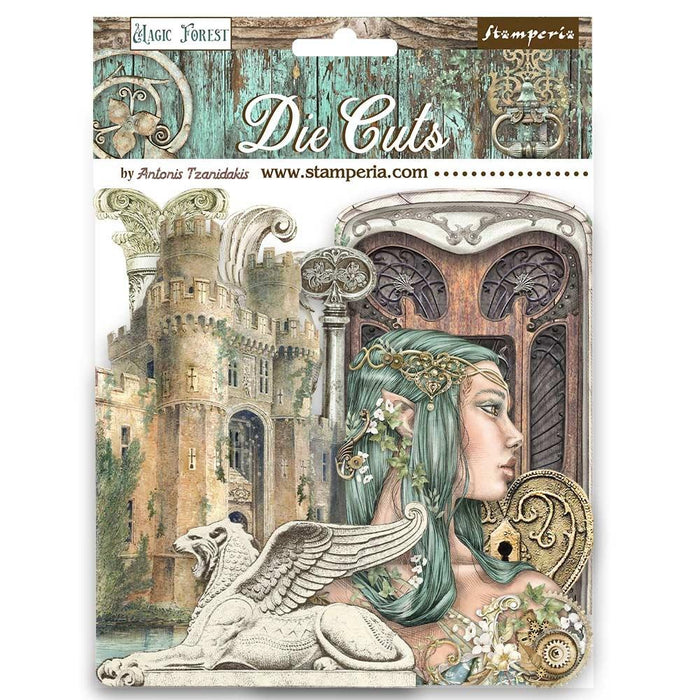 Stamperia - Die-Cuts - Magic Forest. While you need the perfect paper to start your project, you also need the perfect embellishment to finish your project! Available at Embellish Away located in Bowmanville Ontario Canada.