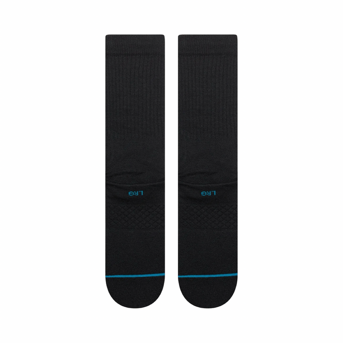 Stance Icon Bones Crew Black Socks