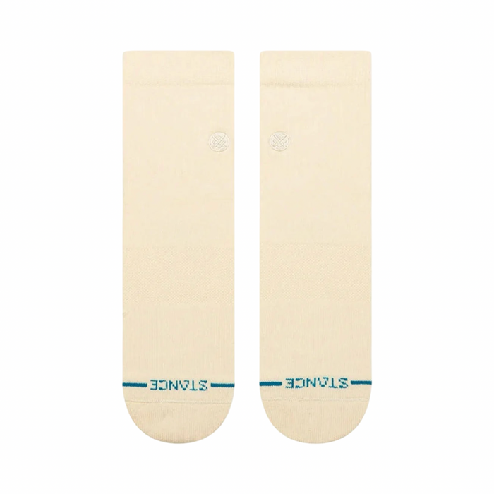 Stance Icon Canvas Cream Icon Quarter Socks