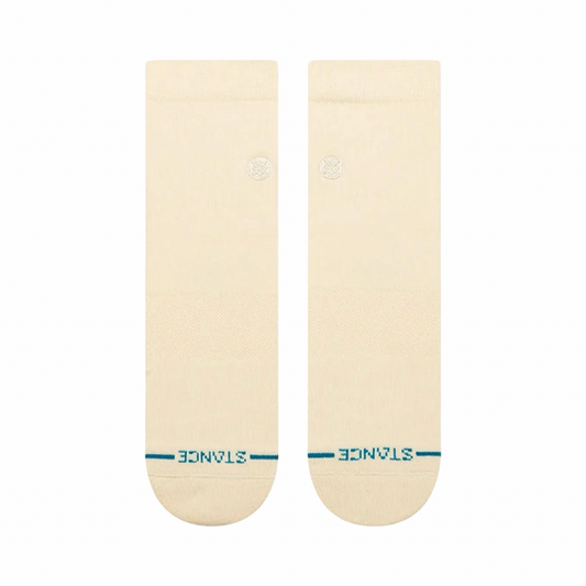 Stance Icon Canvas Cream Icon Quarter Socks