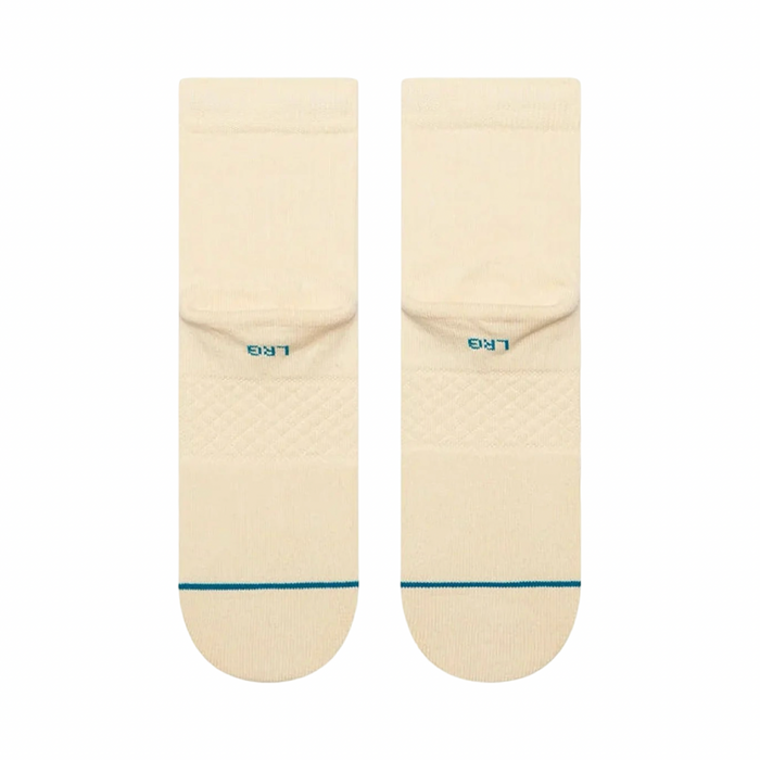 Stance Icon Canvas Cream Icon Quarter Socks