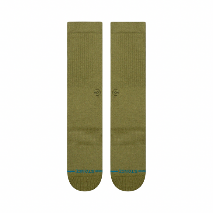 Stance Icon Olive Green Crew Socks