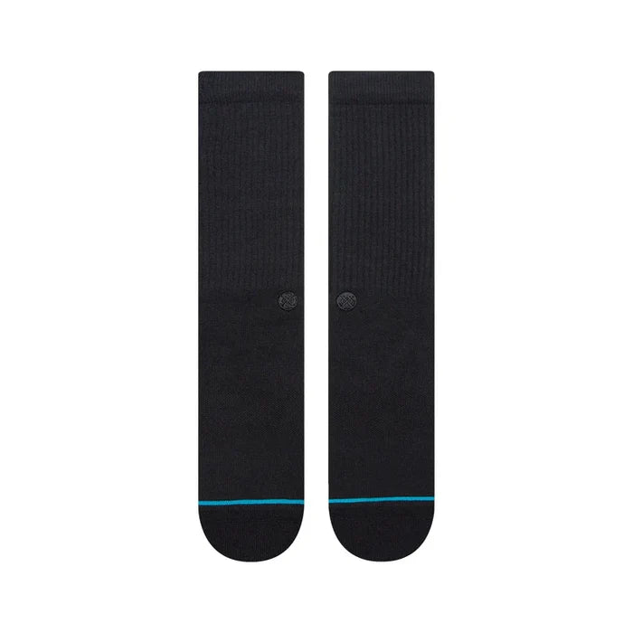 Stance Shelter Crew Sock Black Black