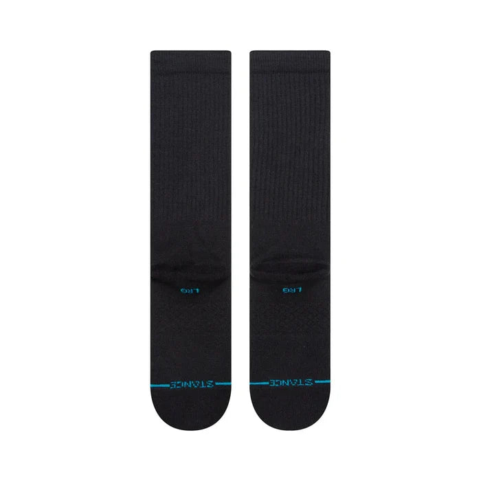Stance Shelter Crew Sock Black Black