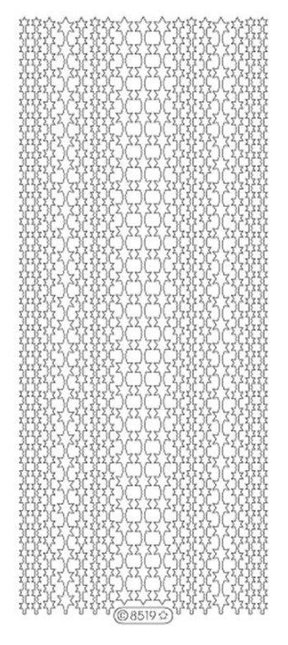 Starform - Deco Stickers - Star Borders. This sticker sheet has a variety of star borders in silver and gold. Each sheet includes 17 star-shaped borders. Each sold separately.  Available: Gold, Silver  Coordinating: Sticker Folder. Available at Embellish Away located in Bowmanville Ontario Canada.