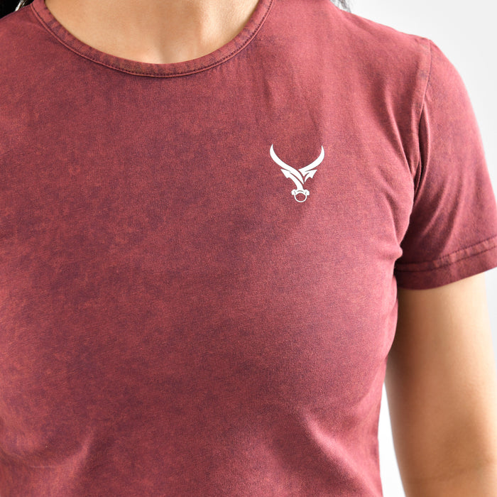 Stone Wash Tie Dye Crop Top - IRONGEAR Fitness