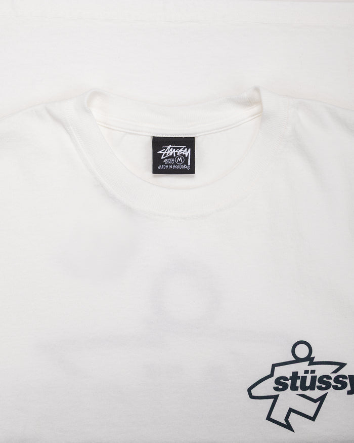 lost & found Stussy Stüssy Surf Size Pigment Dyed Tee Natural