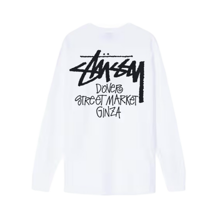 Stussy x Dover Street Market Ginza Long Sleeve White