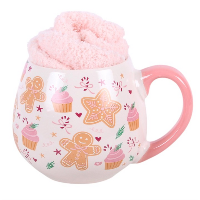 Sugarplum Bakery Print Mug and Socks Set 🇬🇧