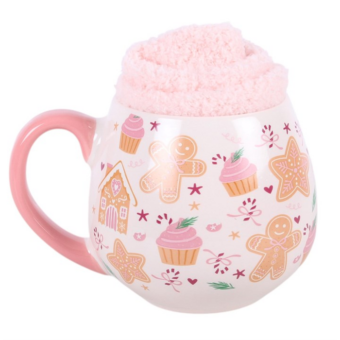Sugarplum Bakery Print Mug and Socks Set 🇬🇧