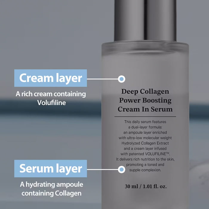 Sungboon Editor Deep Collagen Power Boosting Cream In Serum 1.01oz/ 30ml