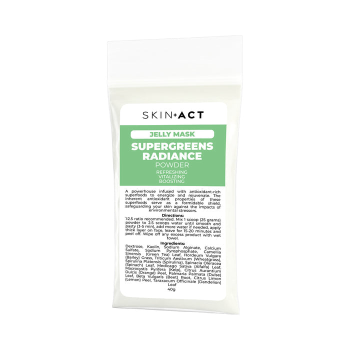 Supergreens Radiance Jelly Mask Powder, 40g (3 Pack)