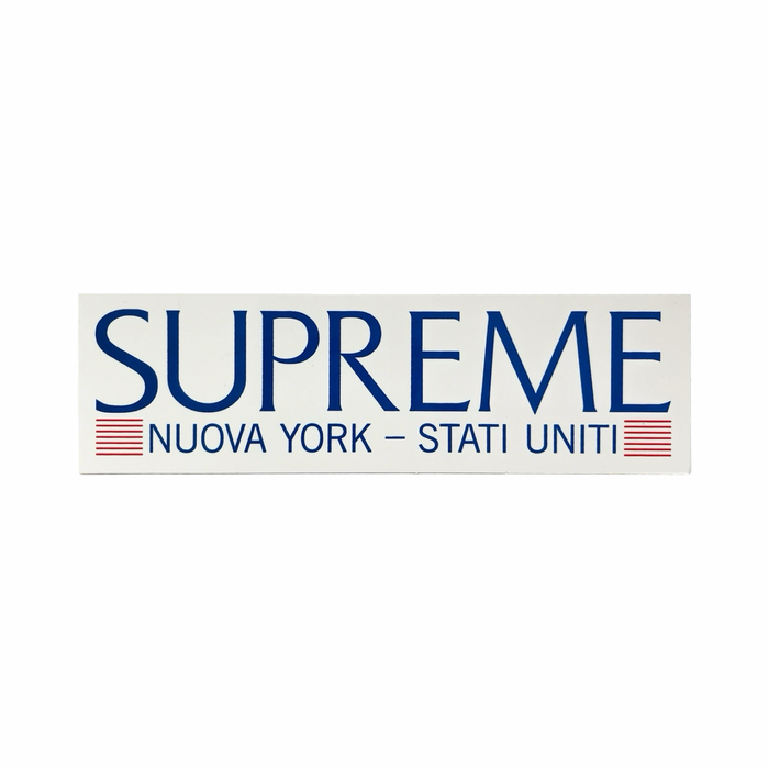 Supreme FW20 Nuova York Sticker