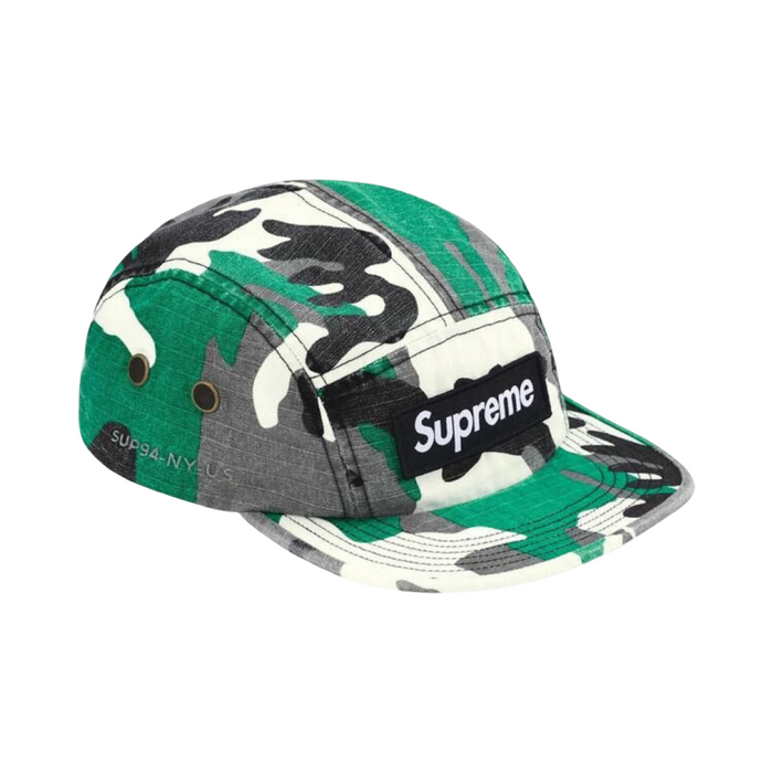 Supreme FW25 Military Camp Cap Green Camo