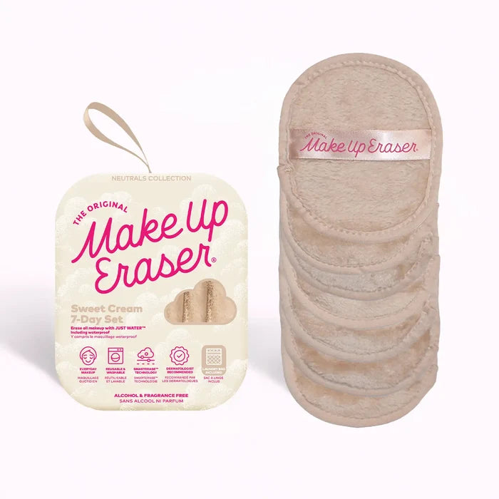 Sweet Cream 7-Day Makeup Eraser Set