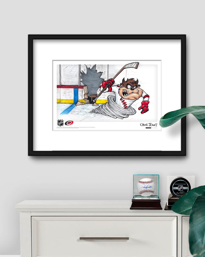 Tazmanian Line Change x NHL Hurricanes Tazmanian Devil Limited Edition Art Print