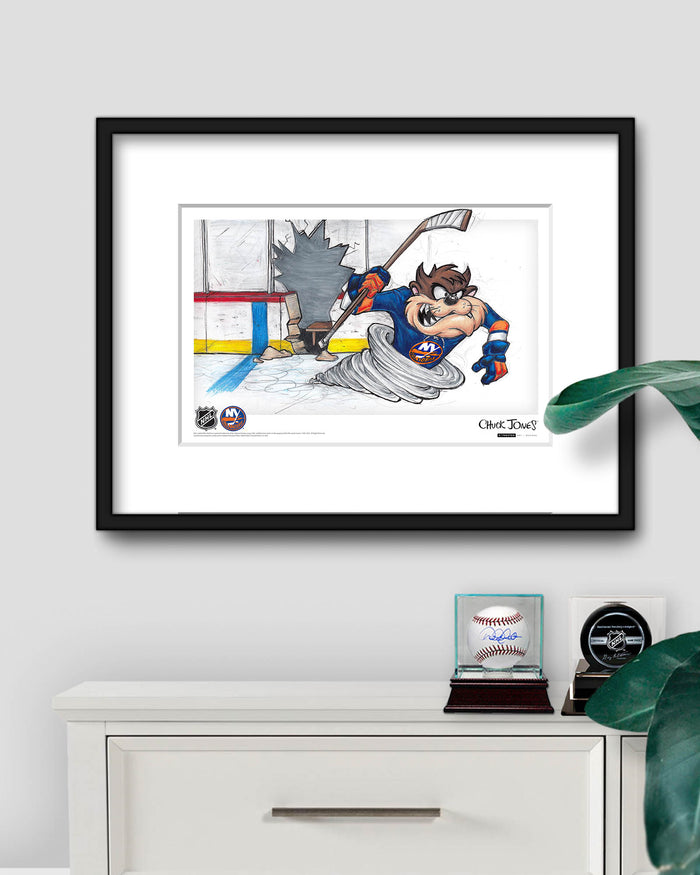 Tazmanian Line Change x NHL Islanders Tazmanian Devil Limited Edition Art Print