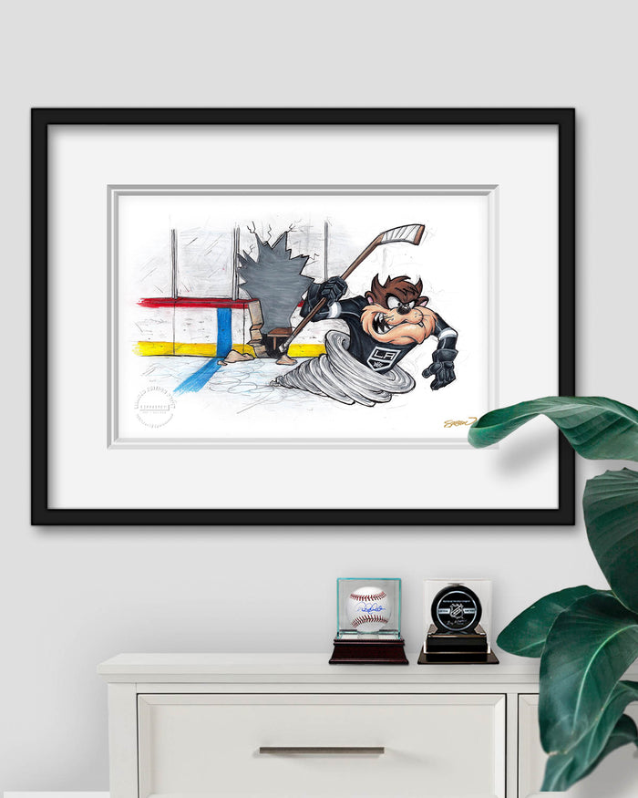 Tazmanian Line Change x NHL Kings Tazmanian Devil Limited Edition Art Print