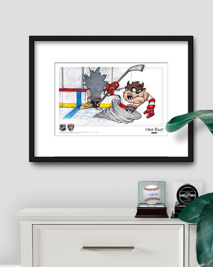 Tazmanian Line Change x NHL Panthers Tazmanian Devil Limited Edition Art Print
