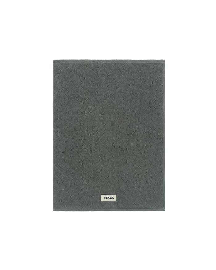 lost & found TEKLA Tekla Terry Bath Mat Charcoal Grey