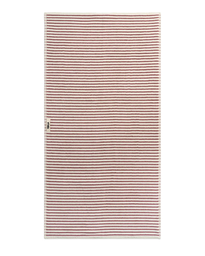 lost & found TEKLA Tekla Terry Bath Towel Ripple Stripes
