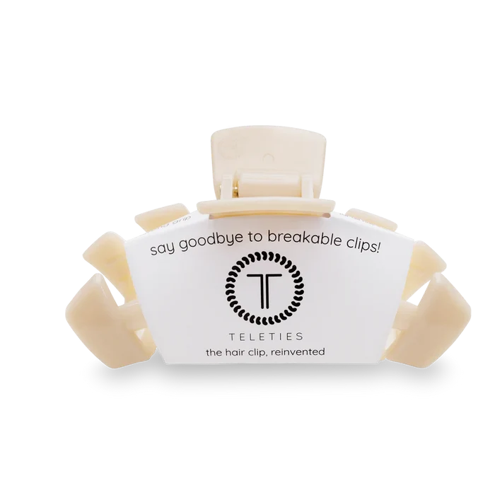 Teletie Almond Beige Hair Clip