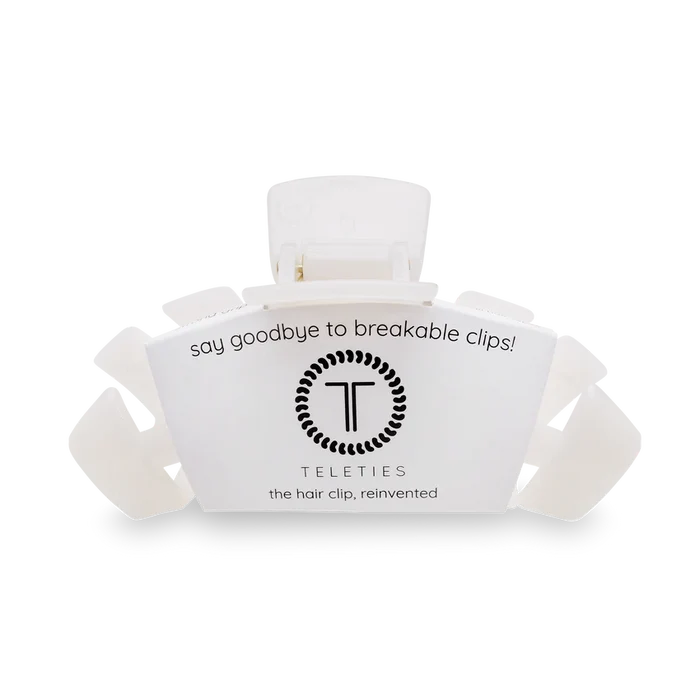 Teletie Coconut White Hair Clip