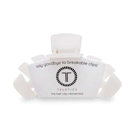 Teletie Coconut White Hair Clip