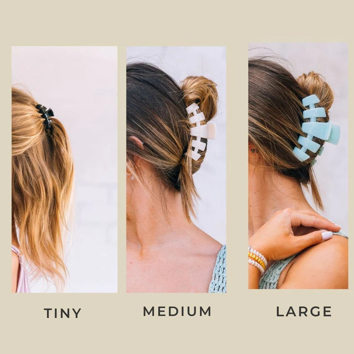 Teletie Jet Black Hair Clip