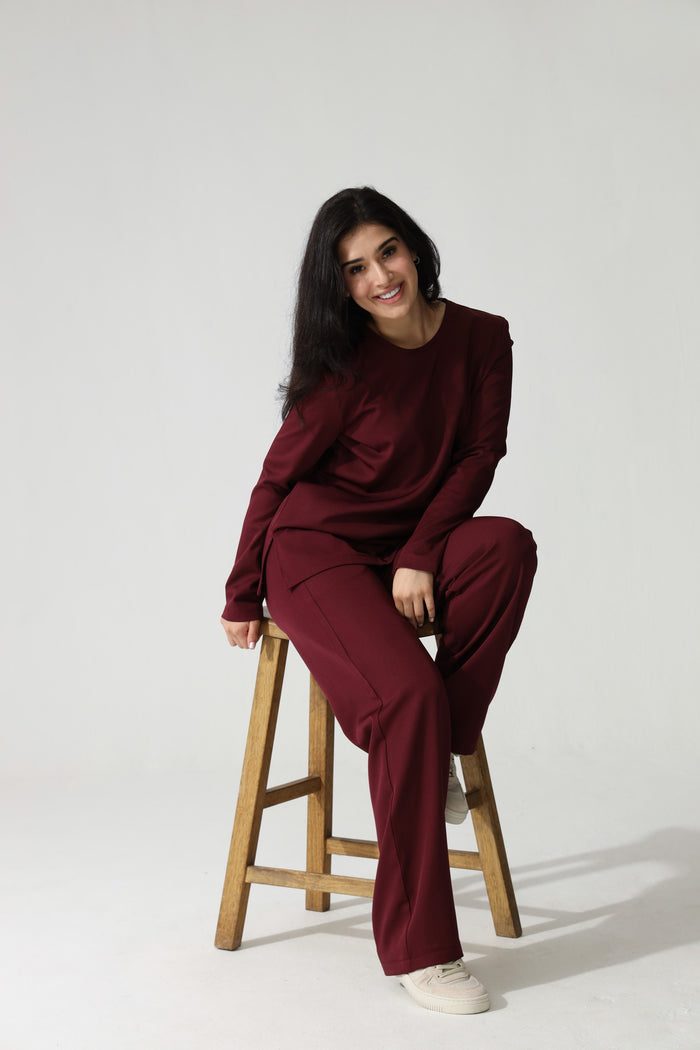 THE LADIES ROUND LONGSLEEVE TOP - Greens Medi Scrubs South Africa - Premium Medical Uniforms & Apparel - Delivery Across SA