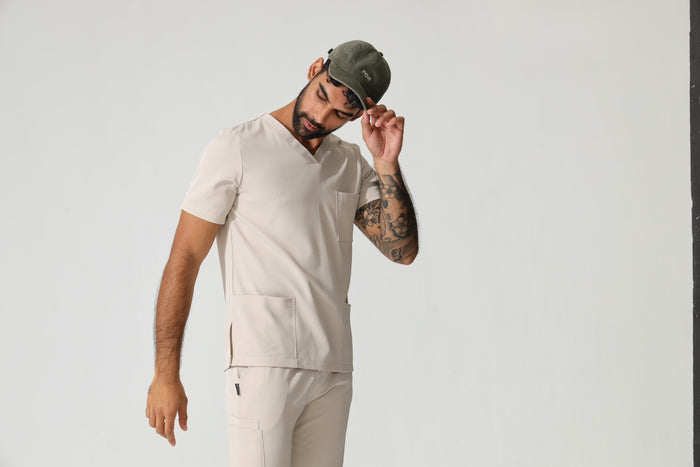 THE MENS V-NECK TOP - Greens Medi Scrubs South Africa - Premium Medical Uniforms & Apparel - Delivery Across SA
