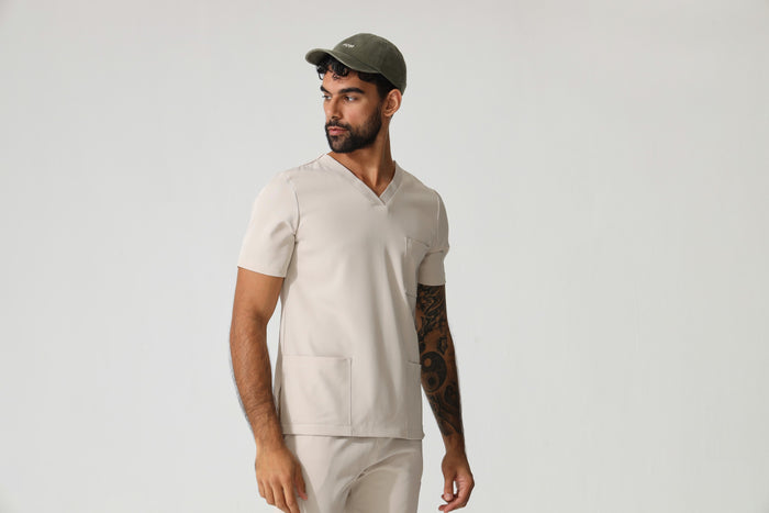 THE MENS V-NECK TOP - Greens Medi Scrubs South Africa - Premium Medical Uniforms & Apparel - Delivery Across SA