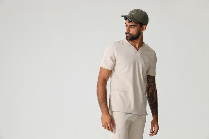 THE MENS V-NECK TOP - Greens Medi Scrubs South Africa - Premium Medical Uniforms & Apparel - Delivery Across SA