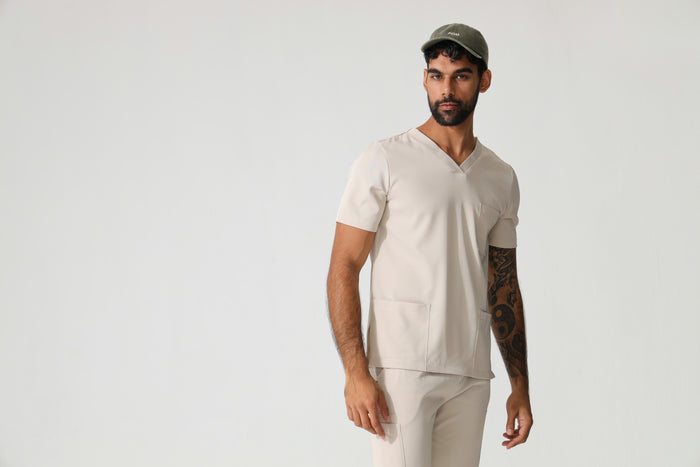 THE MENS V-NECK TOP - Greens Medi Scrubs South Africa - Premium Medical Uniforms & Apparel - Delivery Across SA