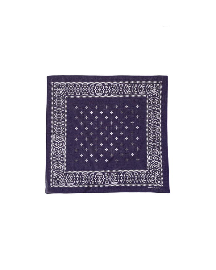 lost & found The Real McCoy's The Real McCoy’s MA26011 Bandana 'Cross' Navy