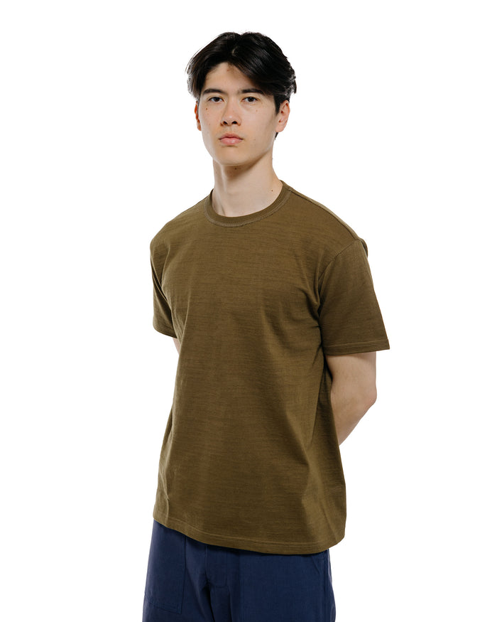 lost & found The Real McCoy's The Real McCoy's MC19010 Athletic T-Shirt / Loop-Wheel Olive