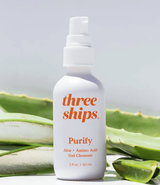 Three Ships Purify Aloe + Amino Acid Gel Cleanser - Aesthetics By Kell