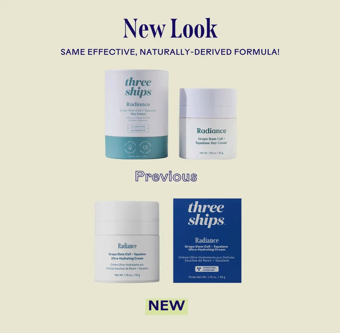 Three Ships Radiance Grape Stem Cell + Squalane Day Cream - Aesthetics By Kell