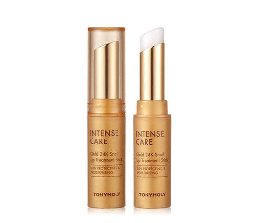 TONYMOLY Intensive Care Gold 24k Snail Lip Treatment Stick مرطب الشفاه بالذهب والحلزون
