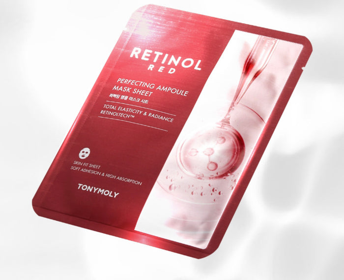 TONYMOLY Red Retinol Perfecting Ampoule Mask Set مجموعة اقنعة ورقية