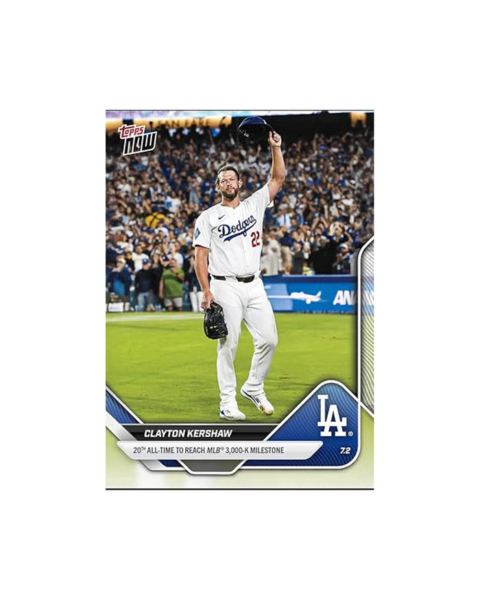 Topps Now 2025 Kershaw 3000K #373