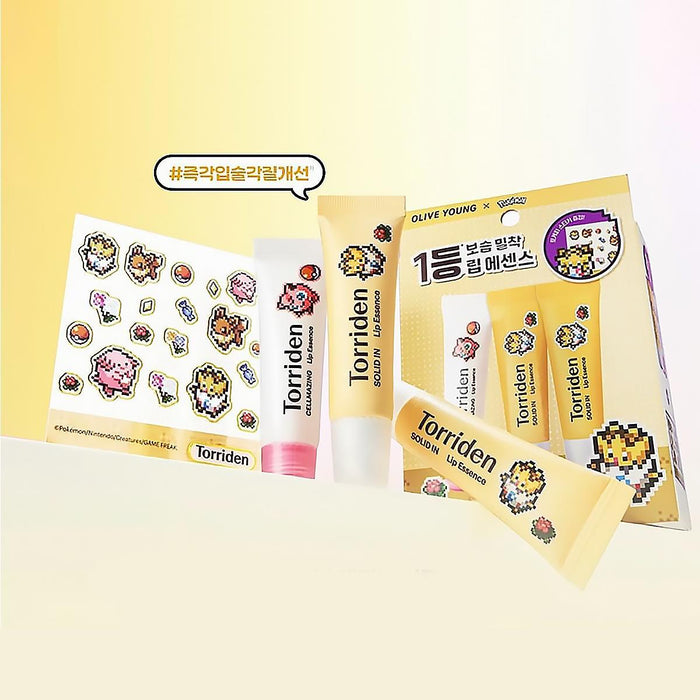 Torriden Solid In Lip Essence Pokemon Lip Care Set 11 mL