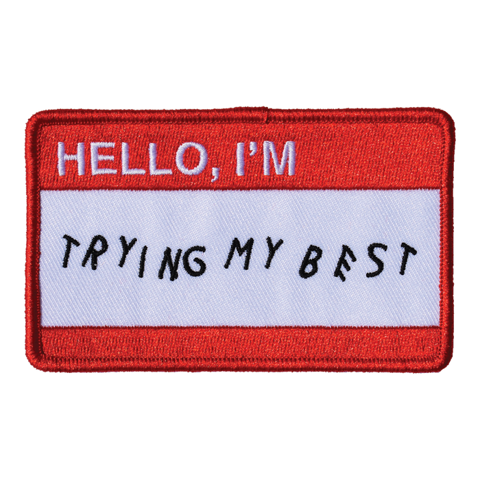 Trying My Best (Iron-On Patch)