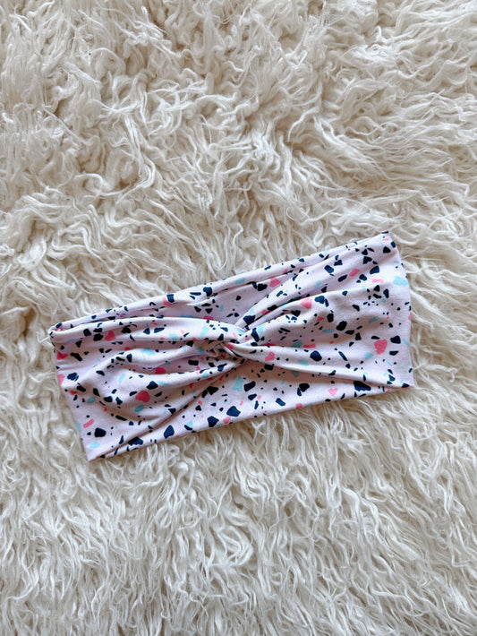Twistband - Pink Terrazzo