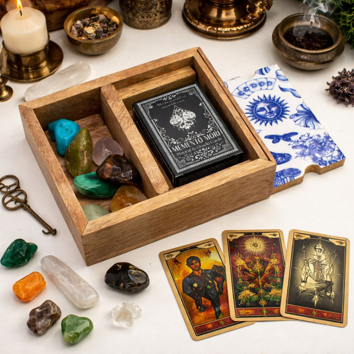 Two Section Tarot Box with Card Holder 🇬🇧