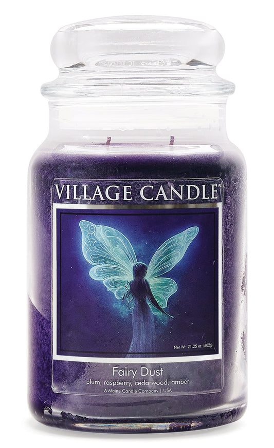 Village Candle - Fairy Dust Candle - Large Dome