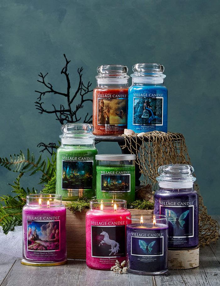Village Candle - Fairy Dust Candle - Large Dome